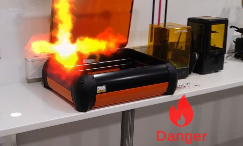 Simulation d'un départ de feu par de la réalité augementé